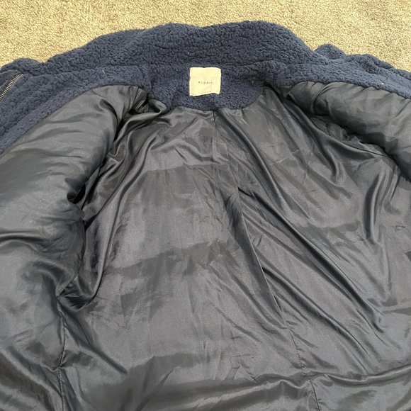 Elodie Sherpa Puff Jacket, Size Medium - Picture 5 of 8